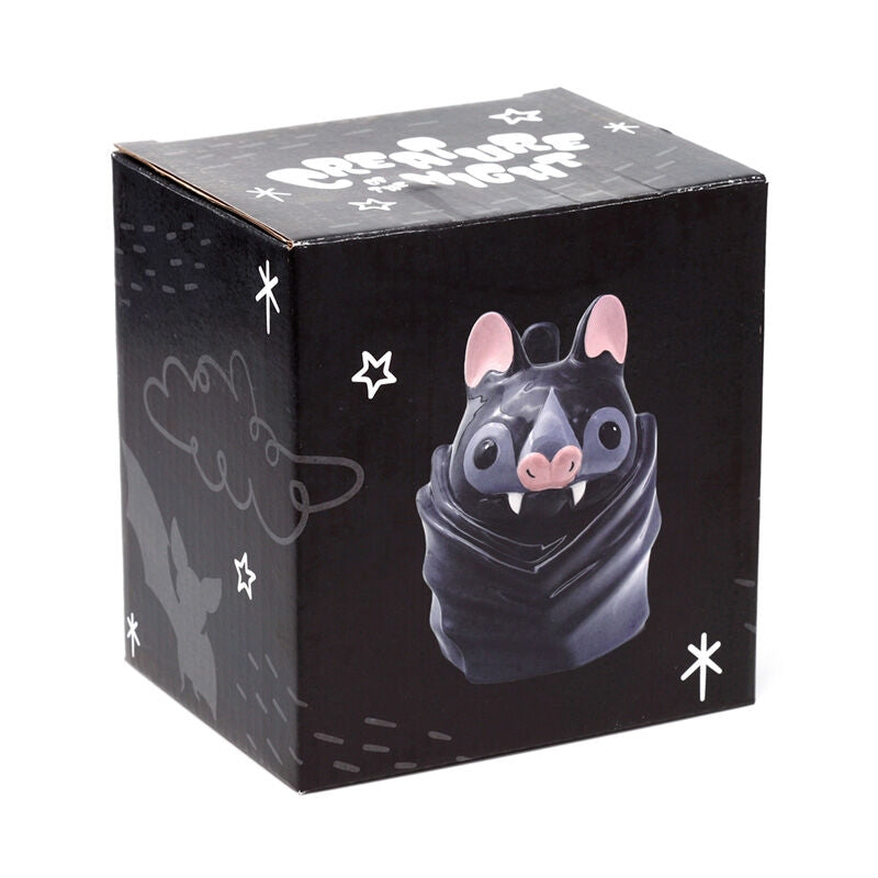 3D-fladdermusmugg, unik design, perfekt för Halloween-dekor