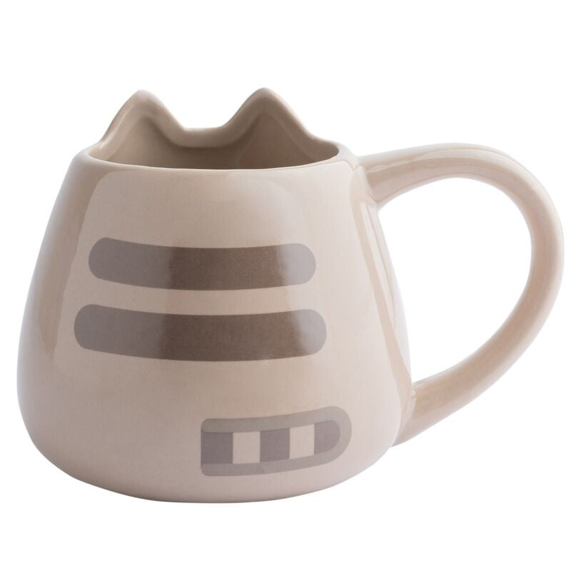 3D kattmugg, keramik, 12 oz kapacitet