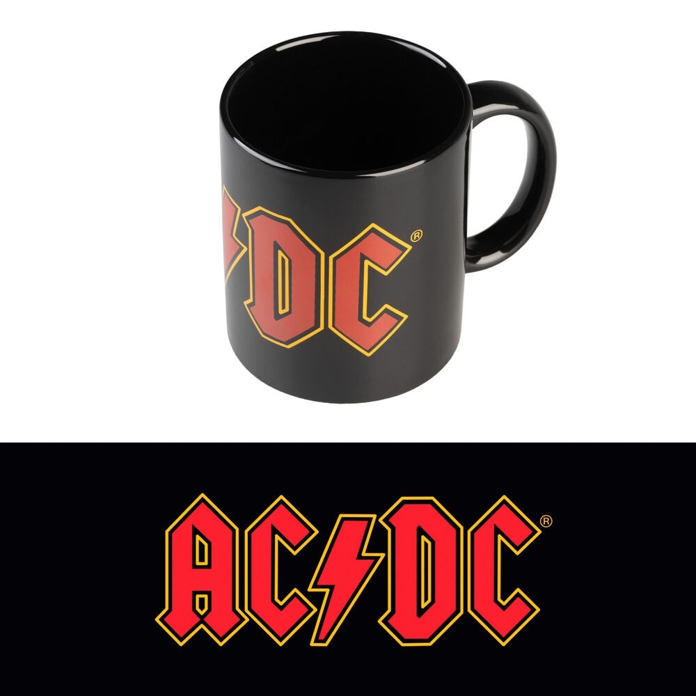 AC/DC-mugg 350ml, keramisk kaffekopp för fans