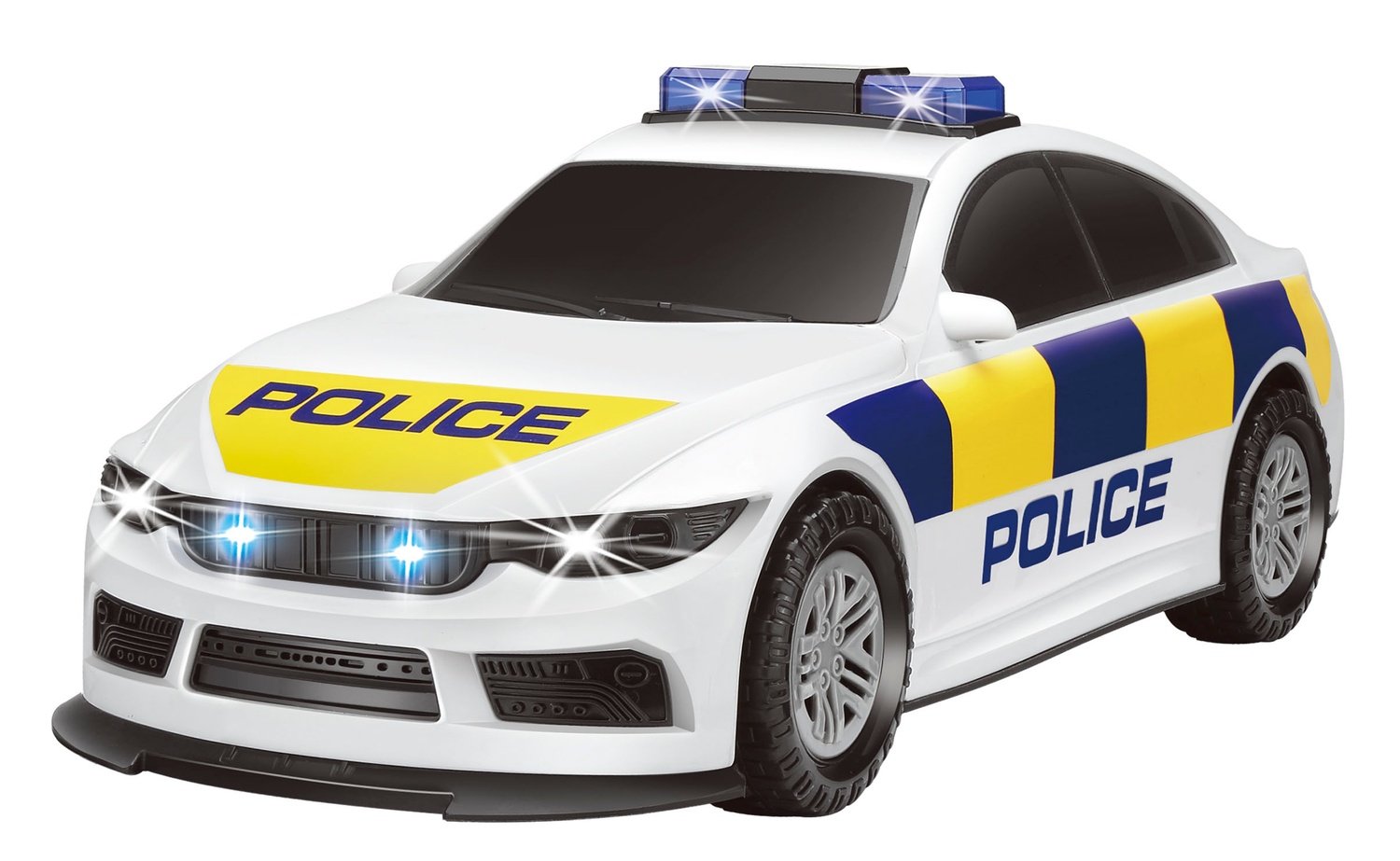 Action Sjov politibil med friktionsmotor