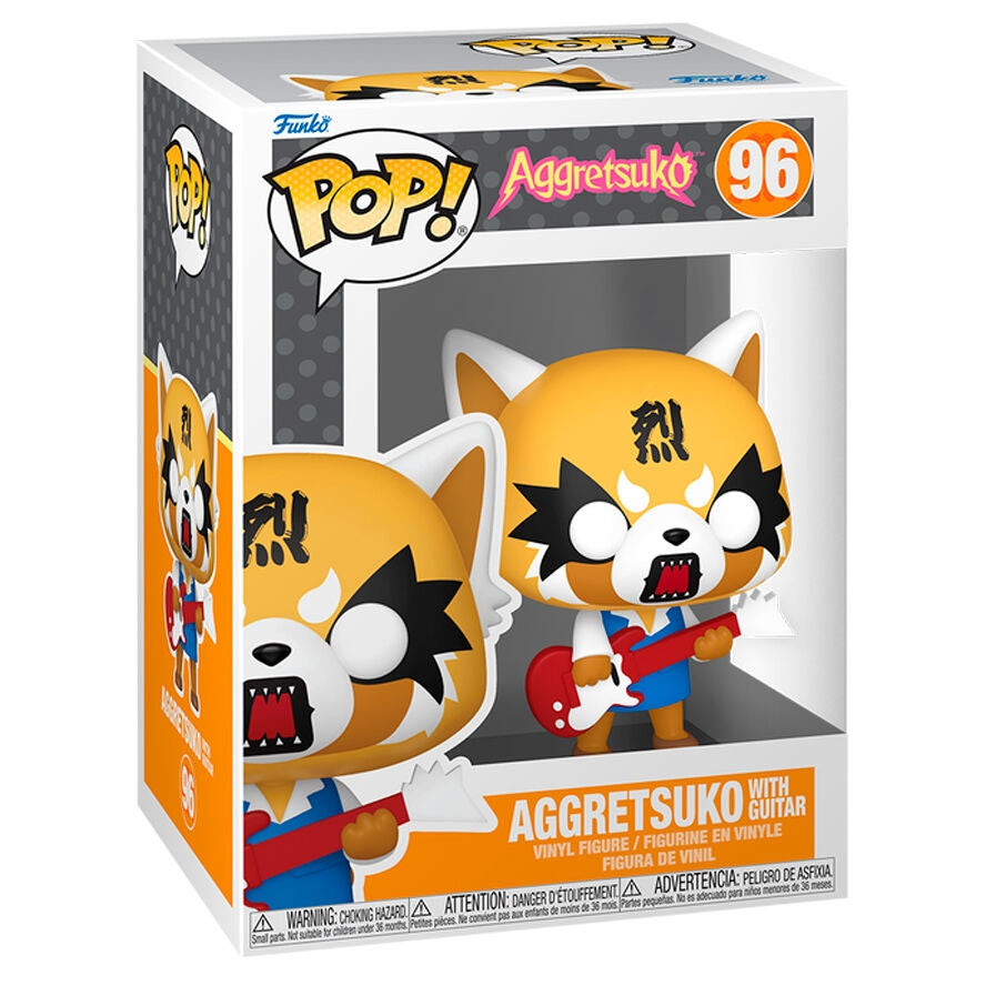 Aggretsuko figur med gitarr - Samlar anime leksak
