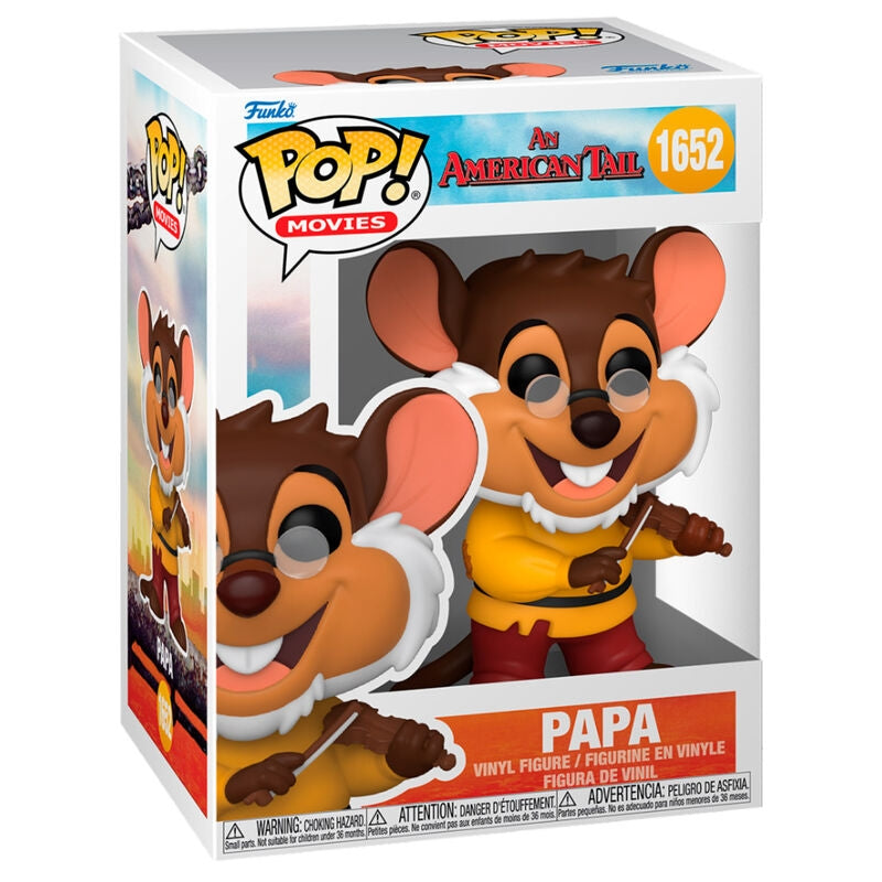 American Tail Papa Figur, Samlarleksak, 5 tum hög