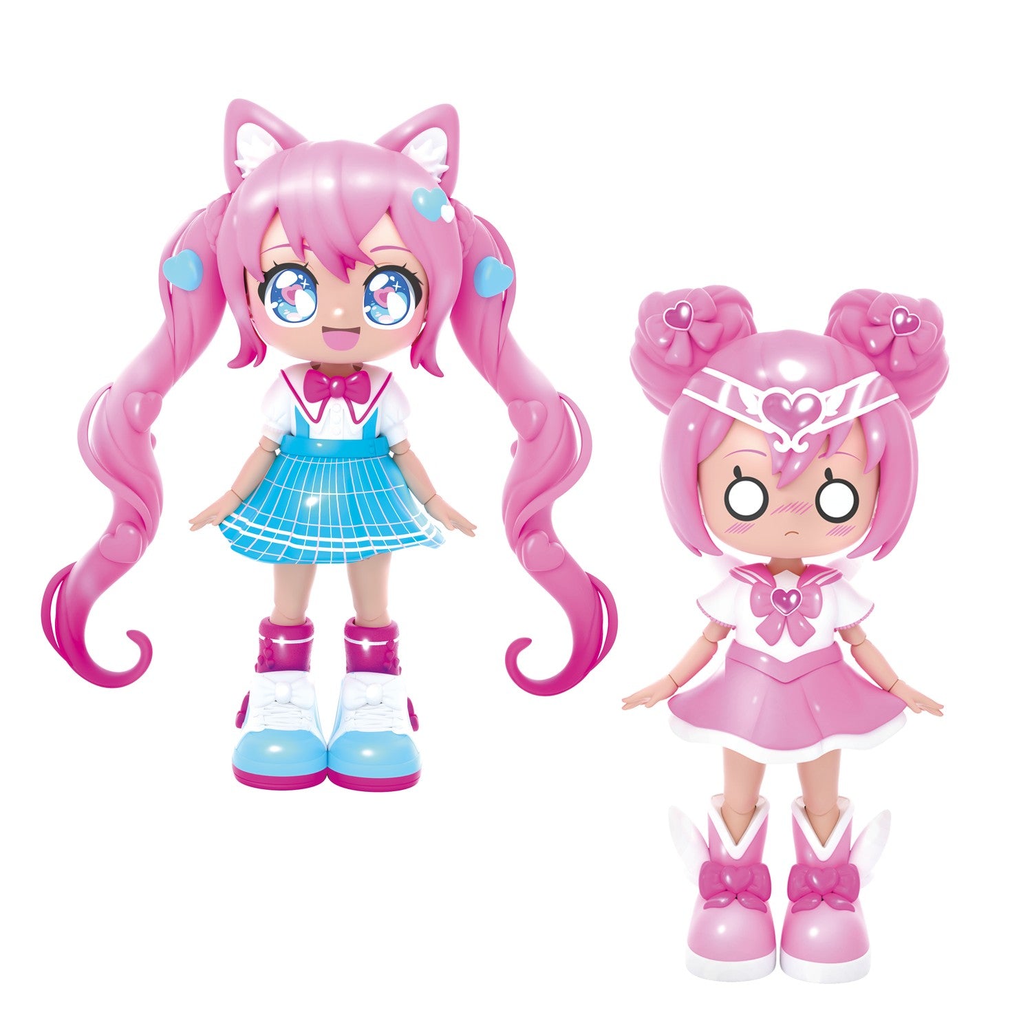 Anime-dockor, 14 cm, 32 stilkombinationer