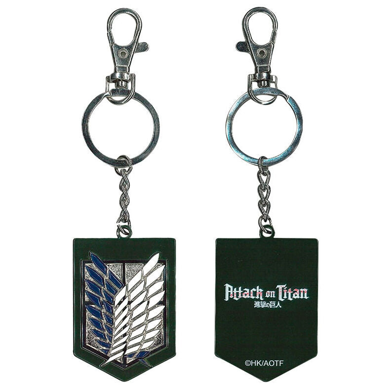 Attack On Titan Nyckelring - Anime-logotypdesign, hållbart material