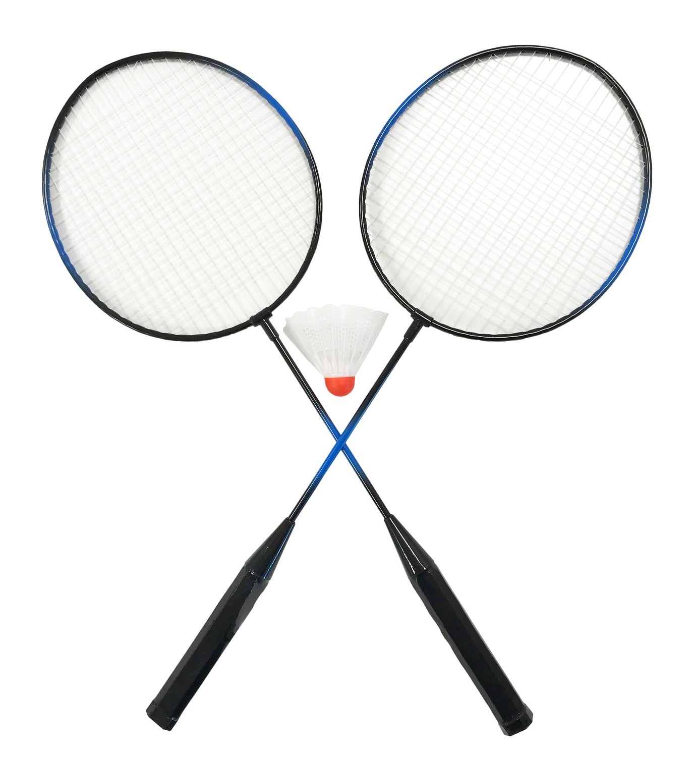 Badmintonset för två spelare med badmintonboll