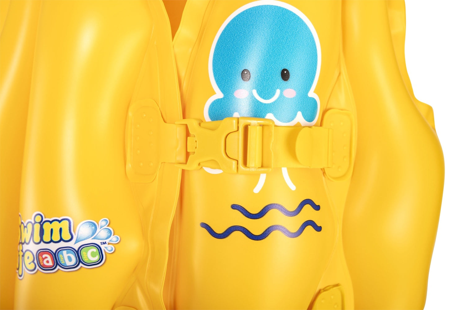 Badväst för småbarn med uppblåsbar krage, 3-6 år