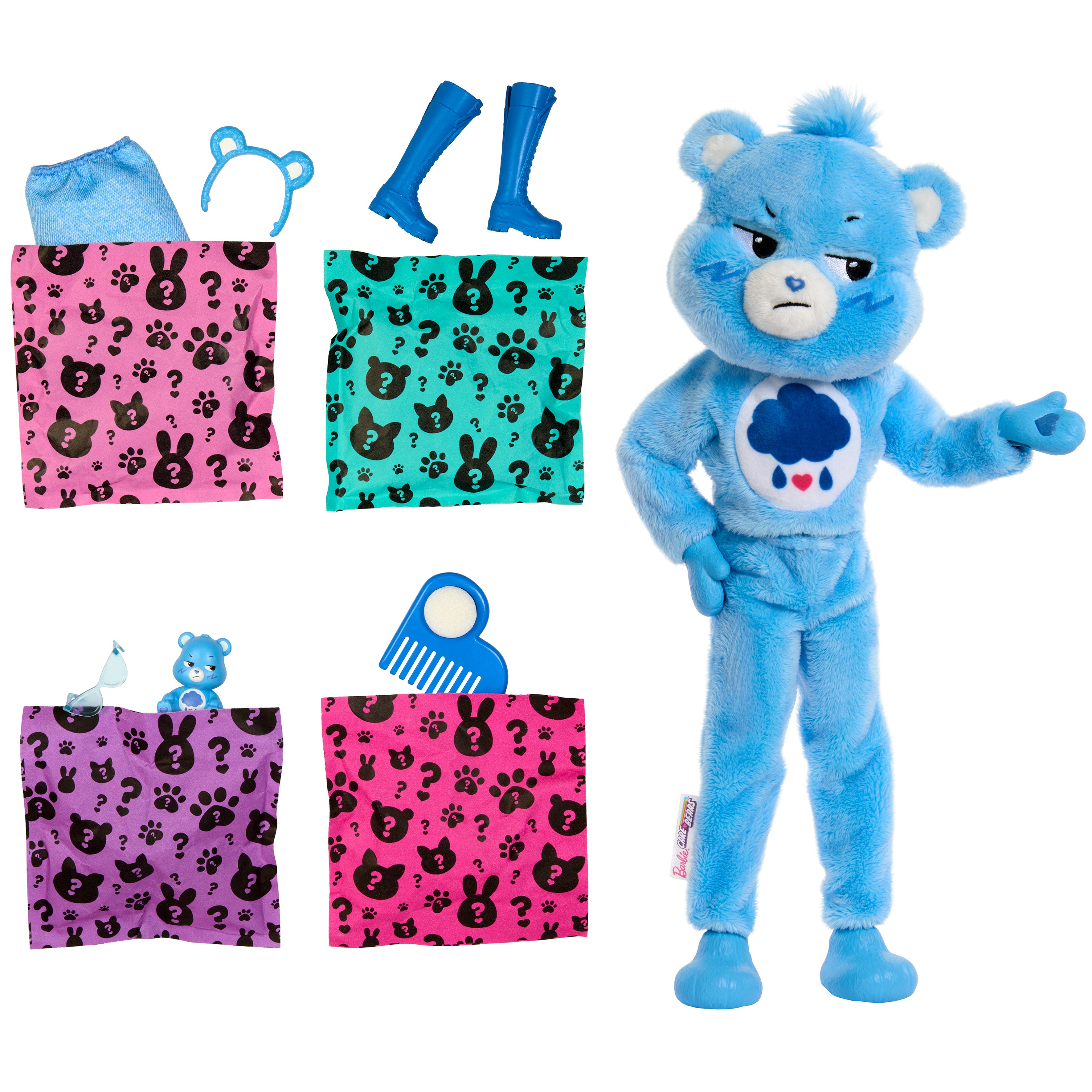 Barbie Cutie Reveal Care Bears Blå
