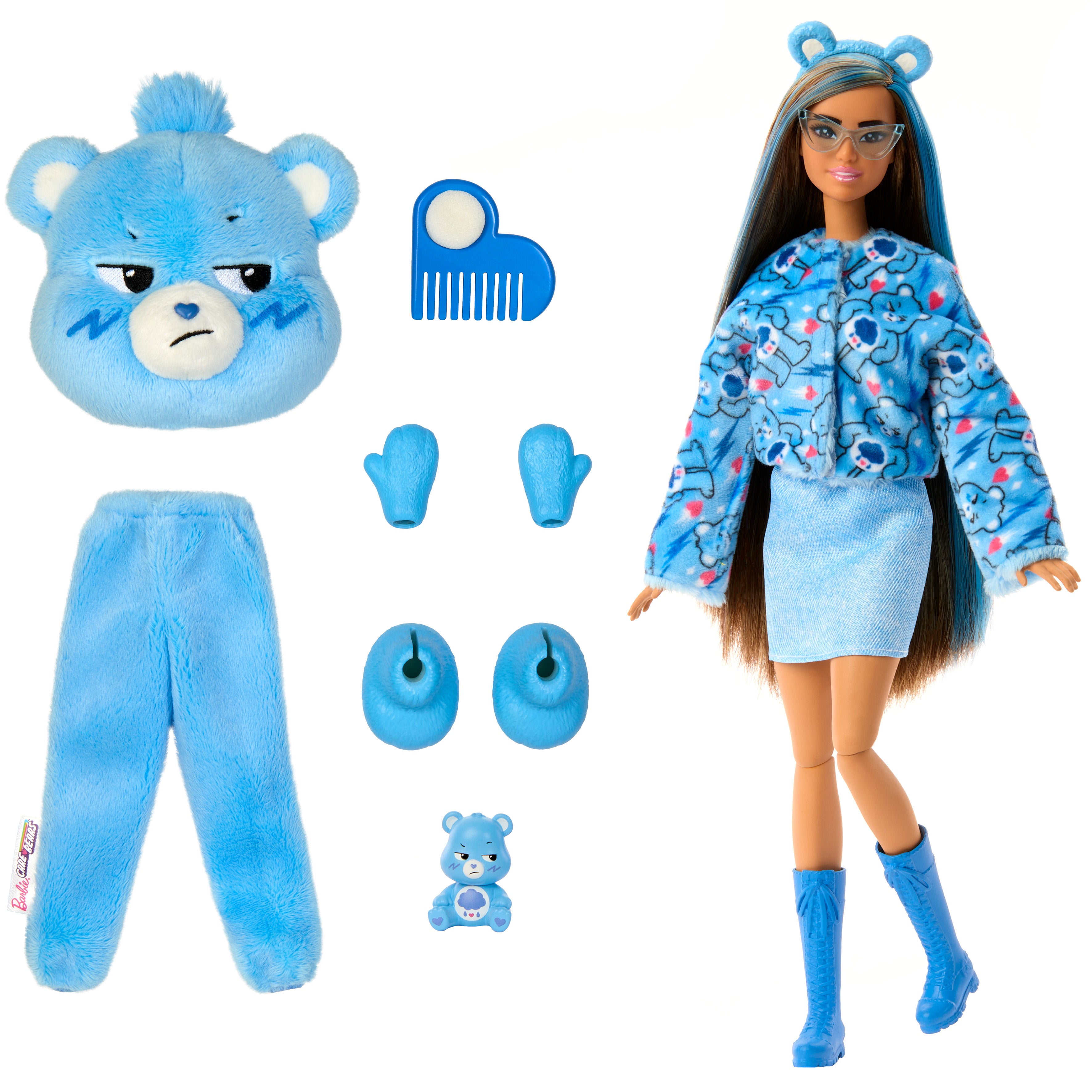 Barbie Cutie Reveal Care Bears Blå