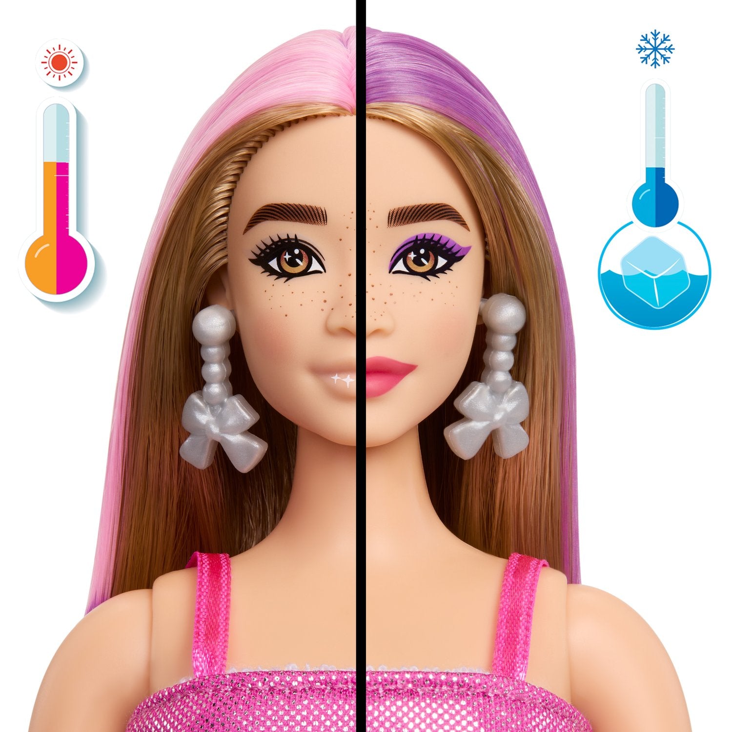 Barbie Glam Party Set med docka och 10 överraskningar