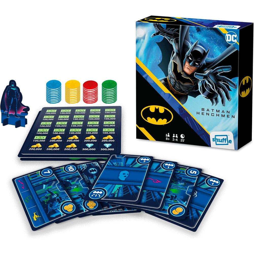 Batman-brädspel för 2-4 spelare, strategi och äventyr