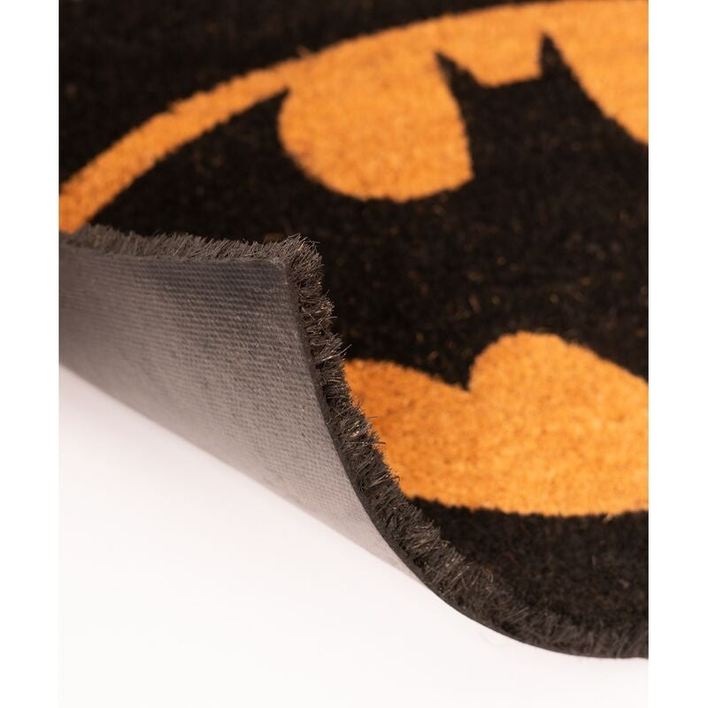 Batman-logotyp Dörrmatta, inomhus/utomhusbruk, slitstarkt material