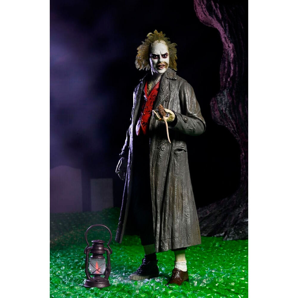 Beetlejuice 1988 Ultimate Tour Guide Figur, 18 cm lång