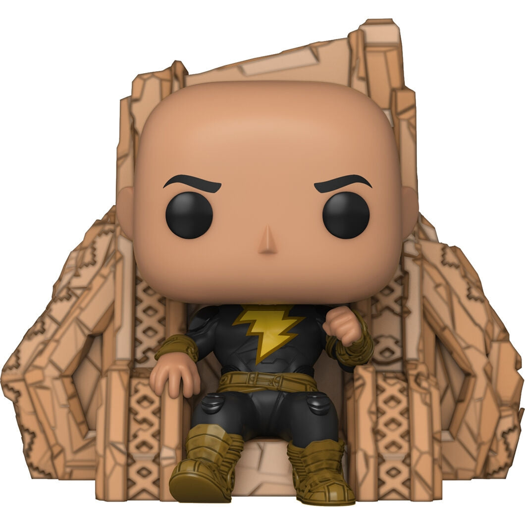 Black Adam Figure - DC Comics Collectible on Throne