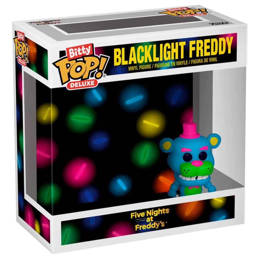 Blacklight Freddy Plyschleksak – Fem nätter på Freddy's, Deluxe Edition