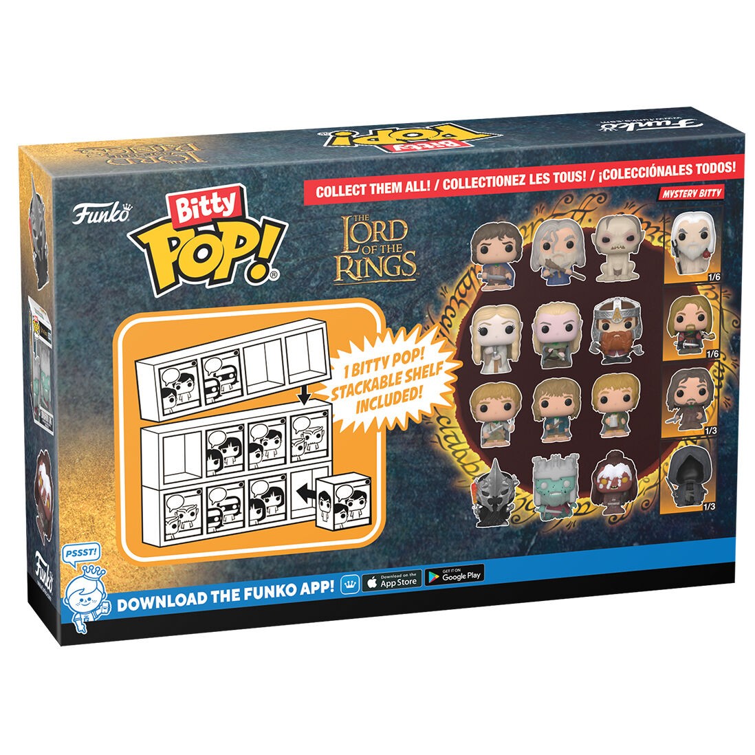 Blister 4-pack Bitty POP Figurer: Sagan om ringen Frodo