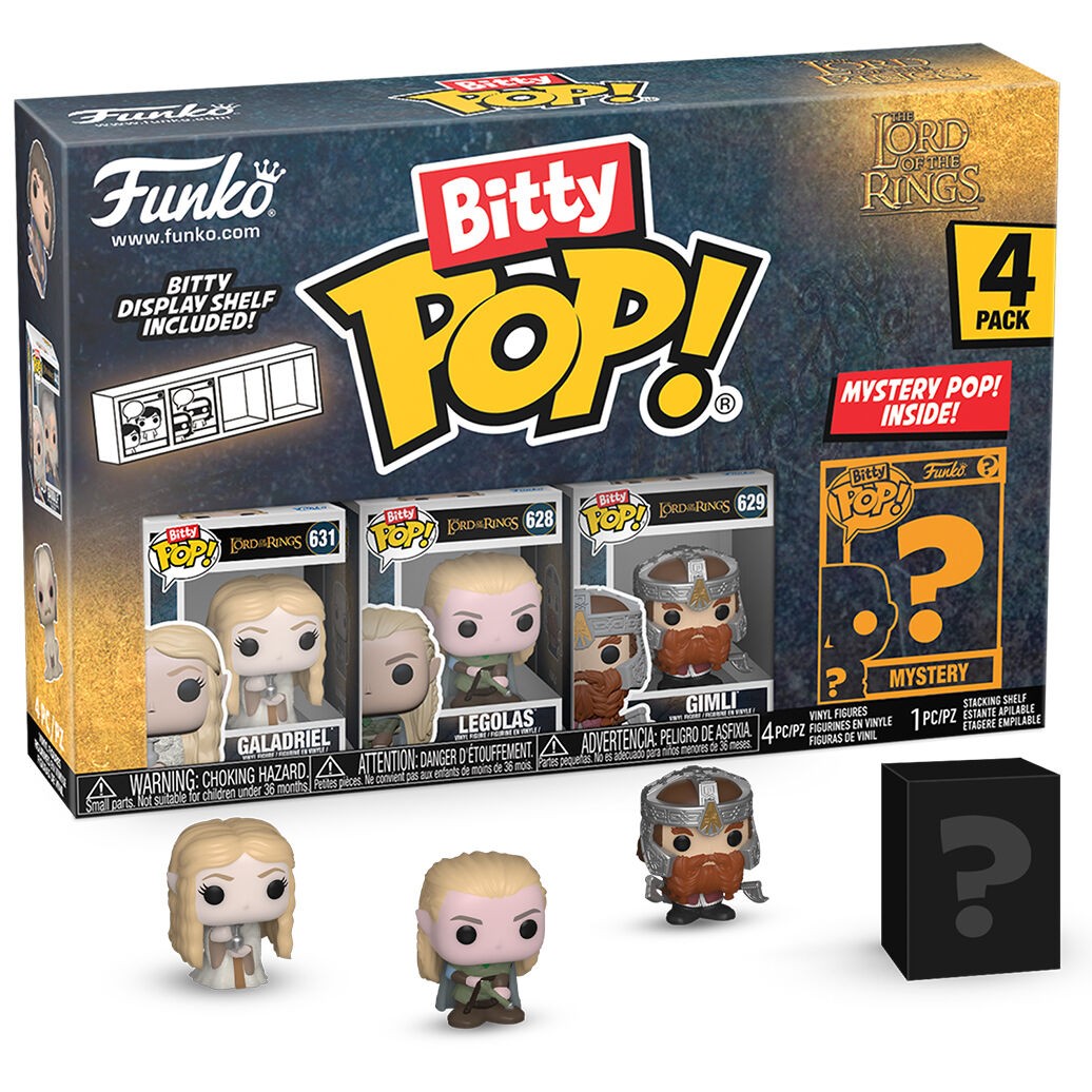 Blister 4-pack Bitty POP Figurer: Sagan om ringen Galadriel