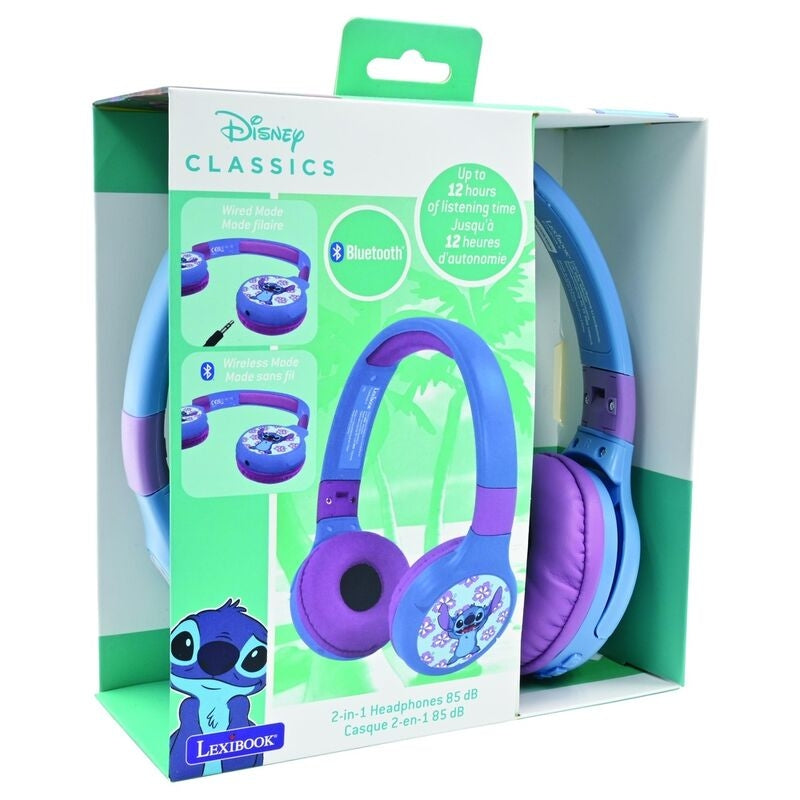 Bluetooth trådlösa hörlurar med Disney Stitch Design