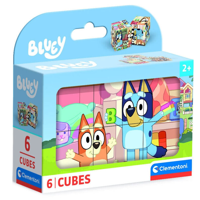 Bluey Cube Puzzle - 100 bitar för barn