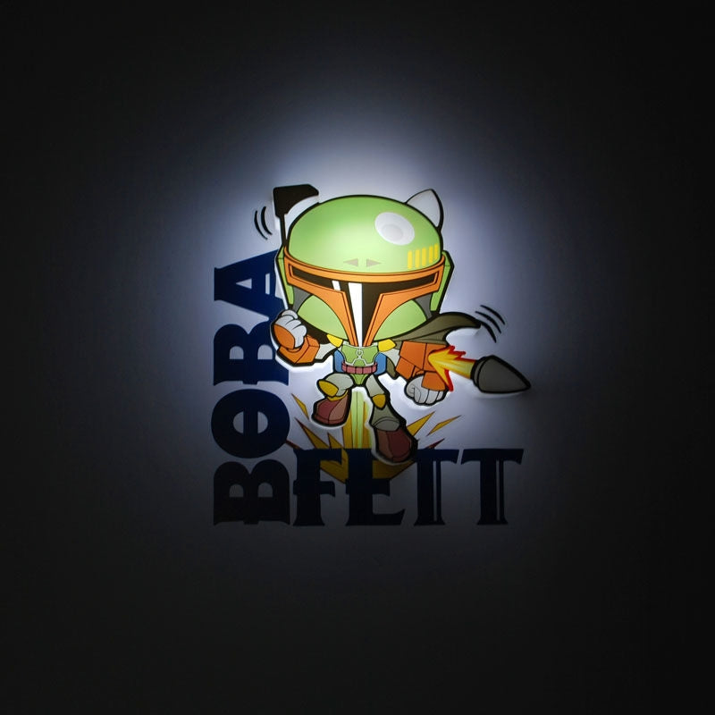 Boba Fett 3D Light FX minilampa för Star Wars-fans