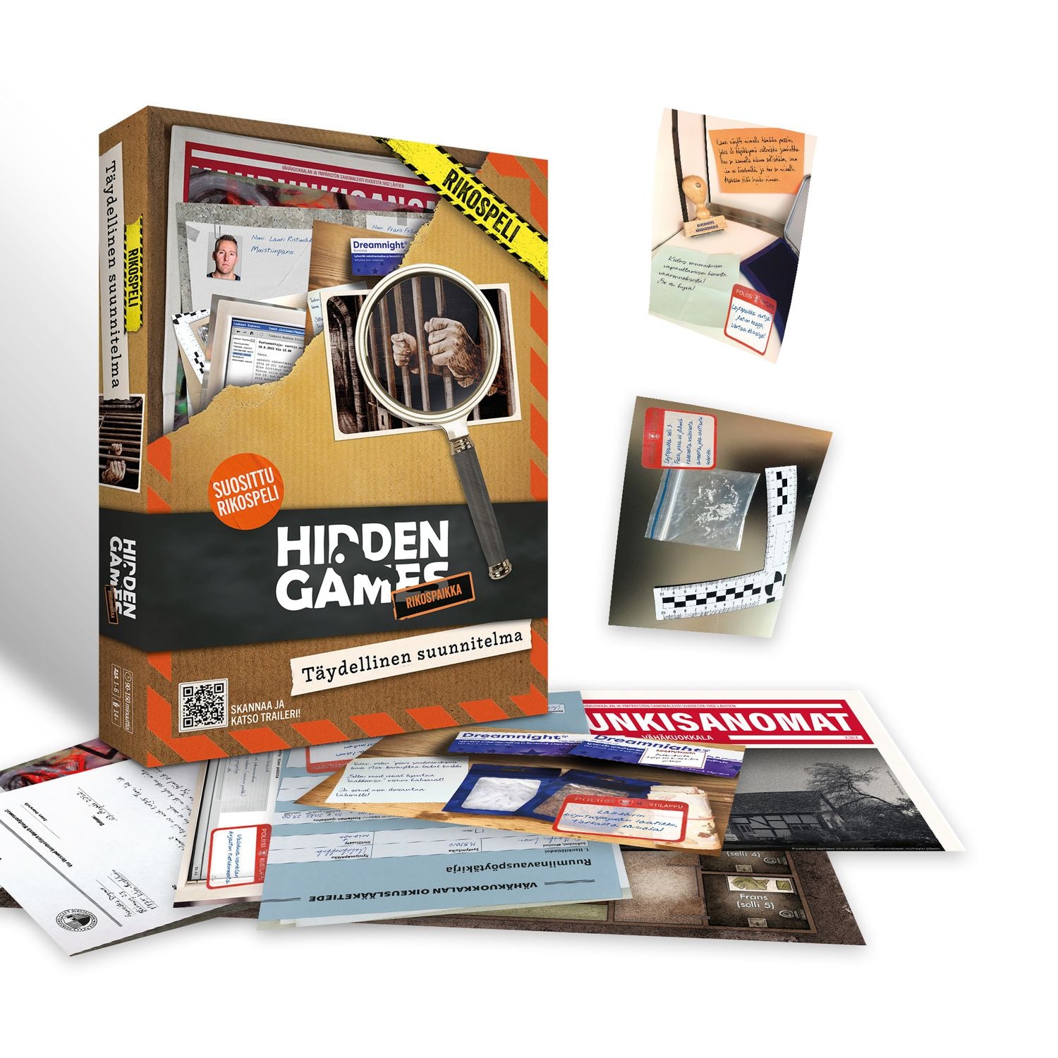 Brottsplatsspel: Den perfekta planen, 1–6 spelare, 14+