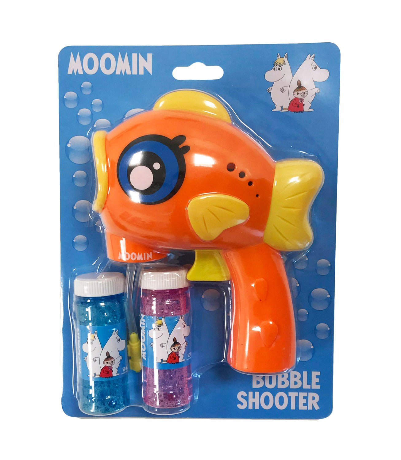 Bubbelpistol med vätska, fiskformad, 50ml