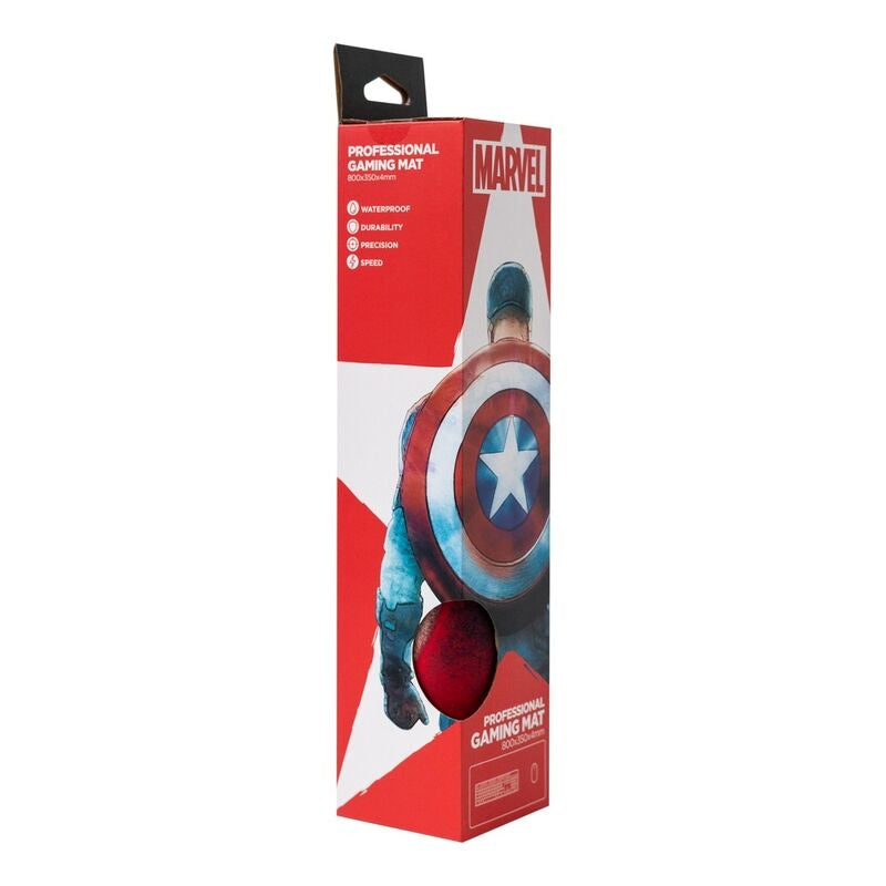 Captain America spelbordsmatta, stor storlek, slitstarkt material
