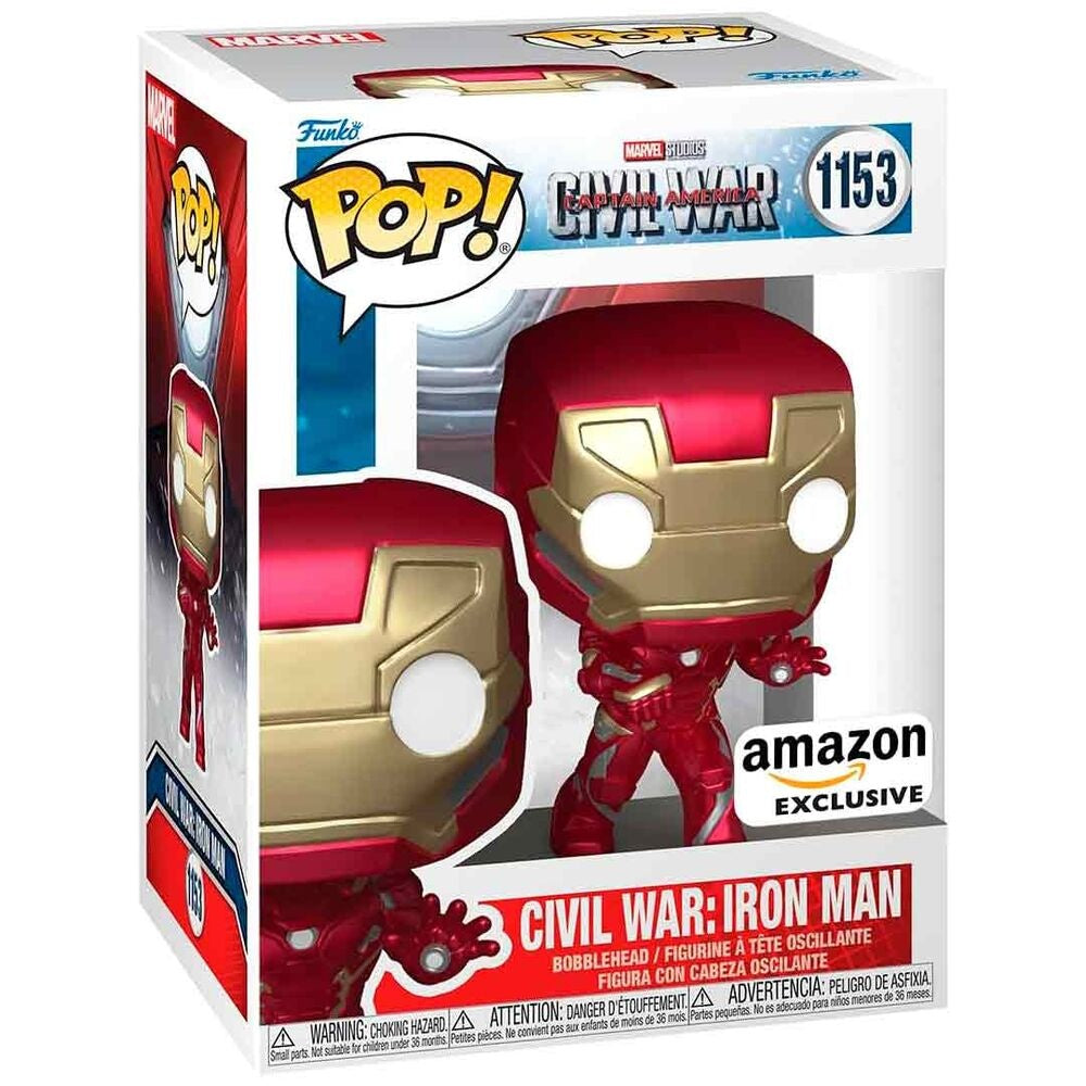Captain America vs Iron Man Marvel Civil War Actionfigurset