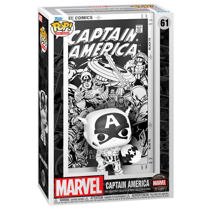 Comic Covers, Marvel Captain America, POP Figure Collectible
