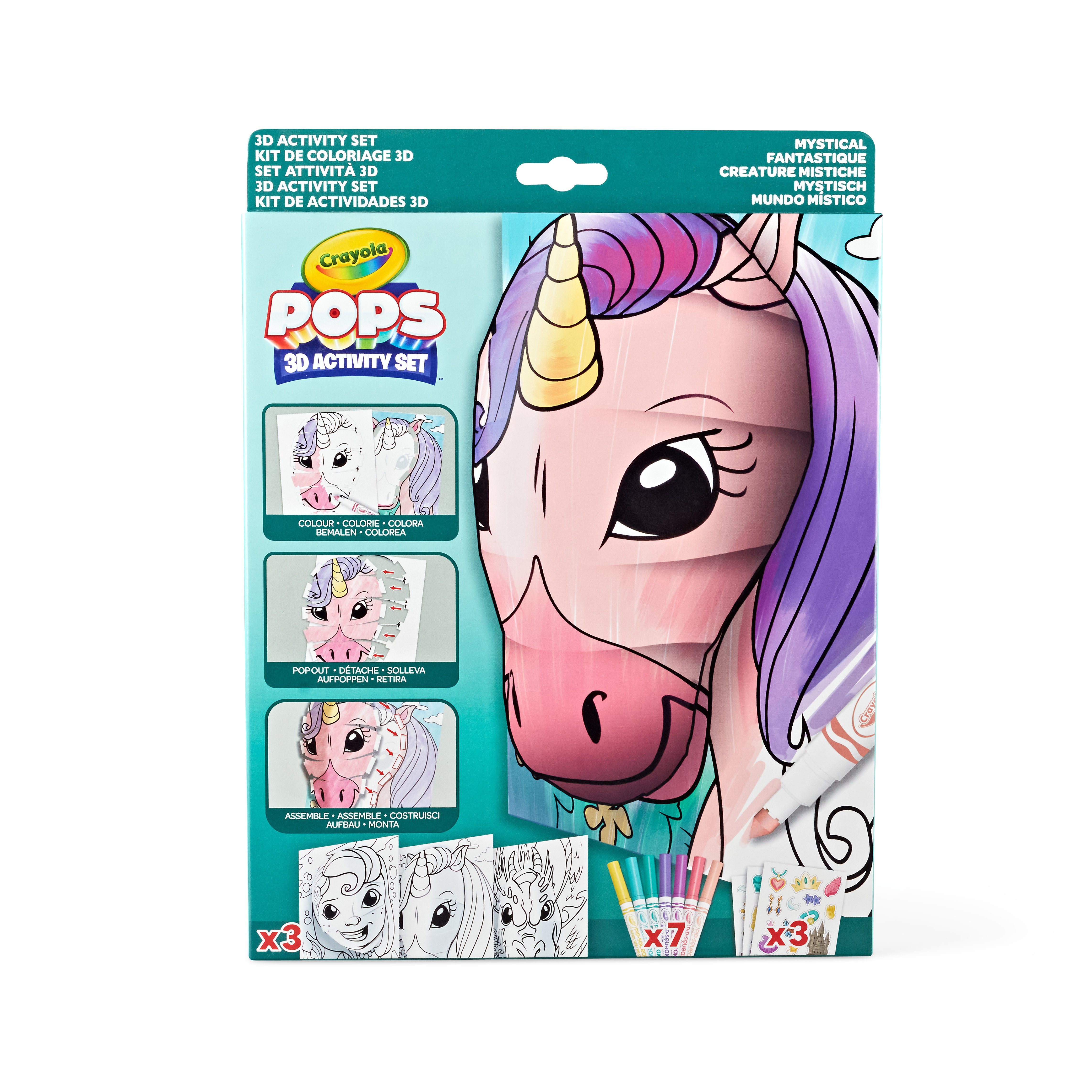 Crayola Pops 3D Enhörning