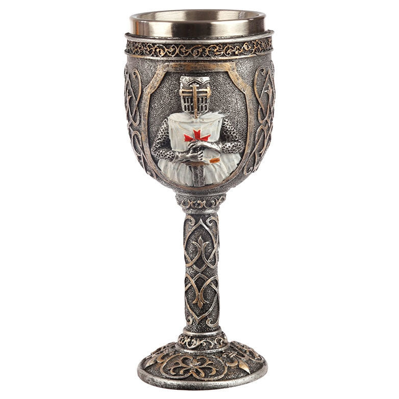Crusader Knight Goblet - Medeltida design, slitstarkt material