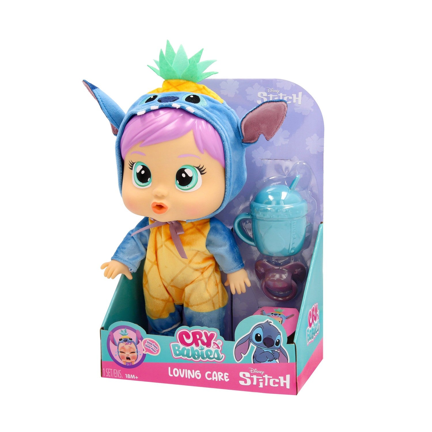 Cry Babies Loving Care Stitch -Docka