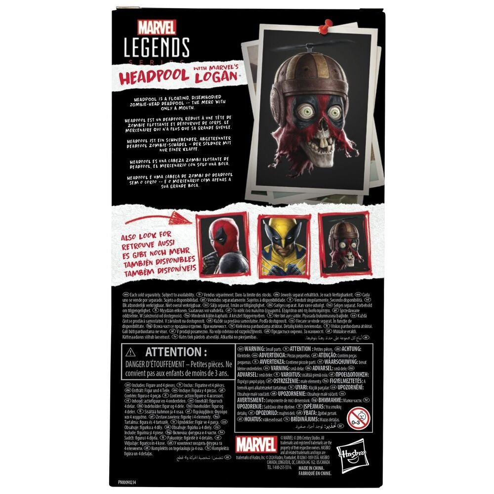 Deadpool & Wolverine Actionfigurer Set, 15 cm Storlek