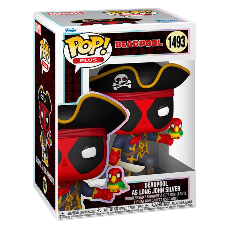 Deadpool-figur - Marvel-karaktär som Long John Silver