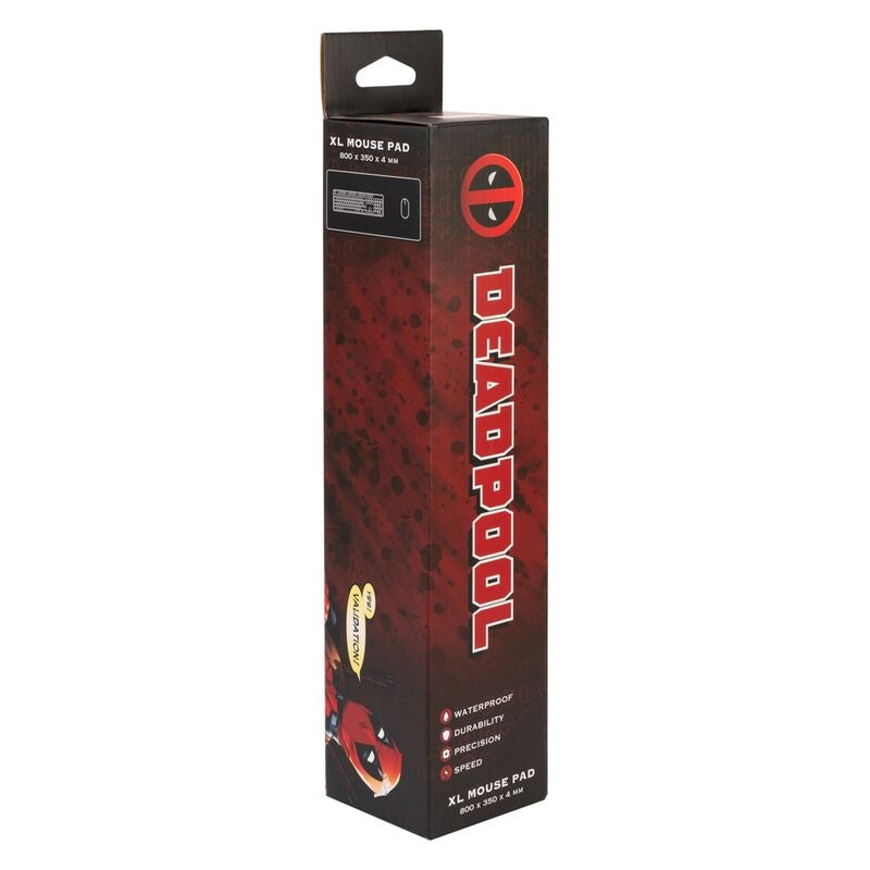 Deadpool spelbordsmatta, stor storlek, slitstarkt material