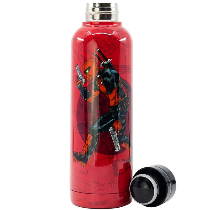 Deadpool vattenflaska i rostfritt stål, 515 ml kapacitet