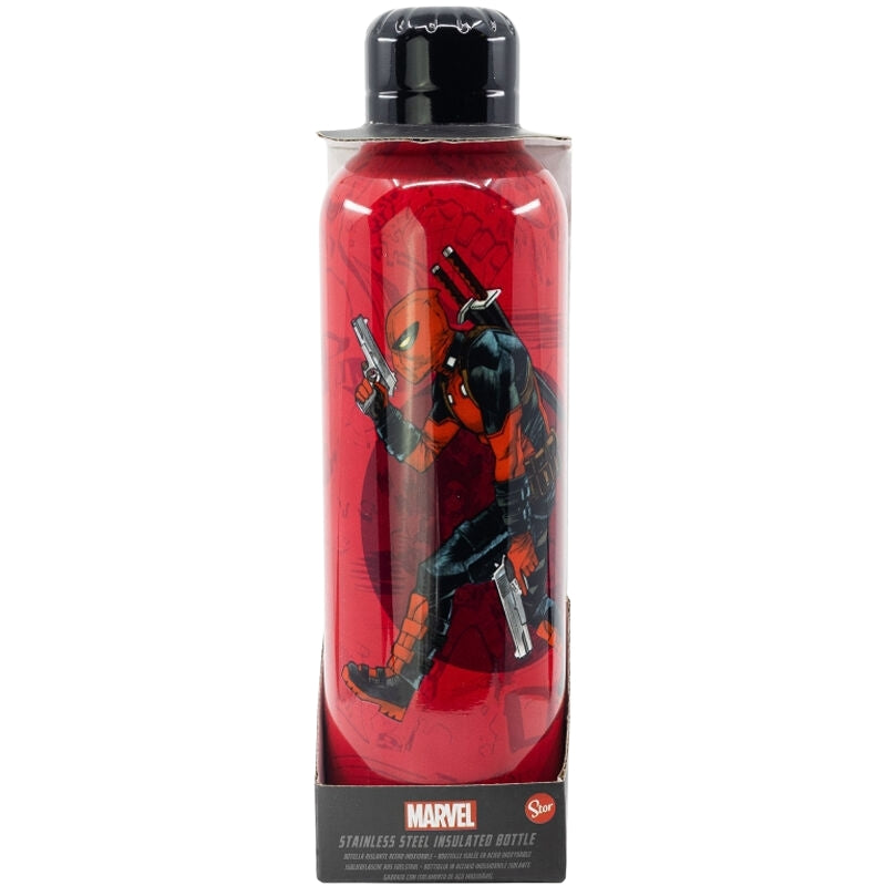 Deadpool vattenflaska i rostfritt stål, 515 ml kapacitet