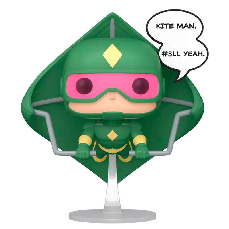 Deluxe DC Comics Kite Man Figur med Harley Quinn Design