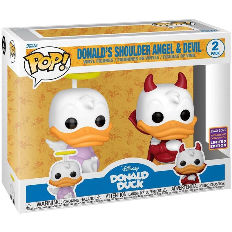 Disney Donald Duck POP Pack 2 - Ängel- och djävulsfigurer