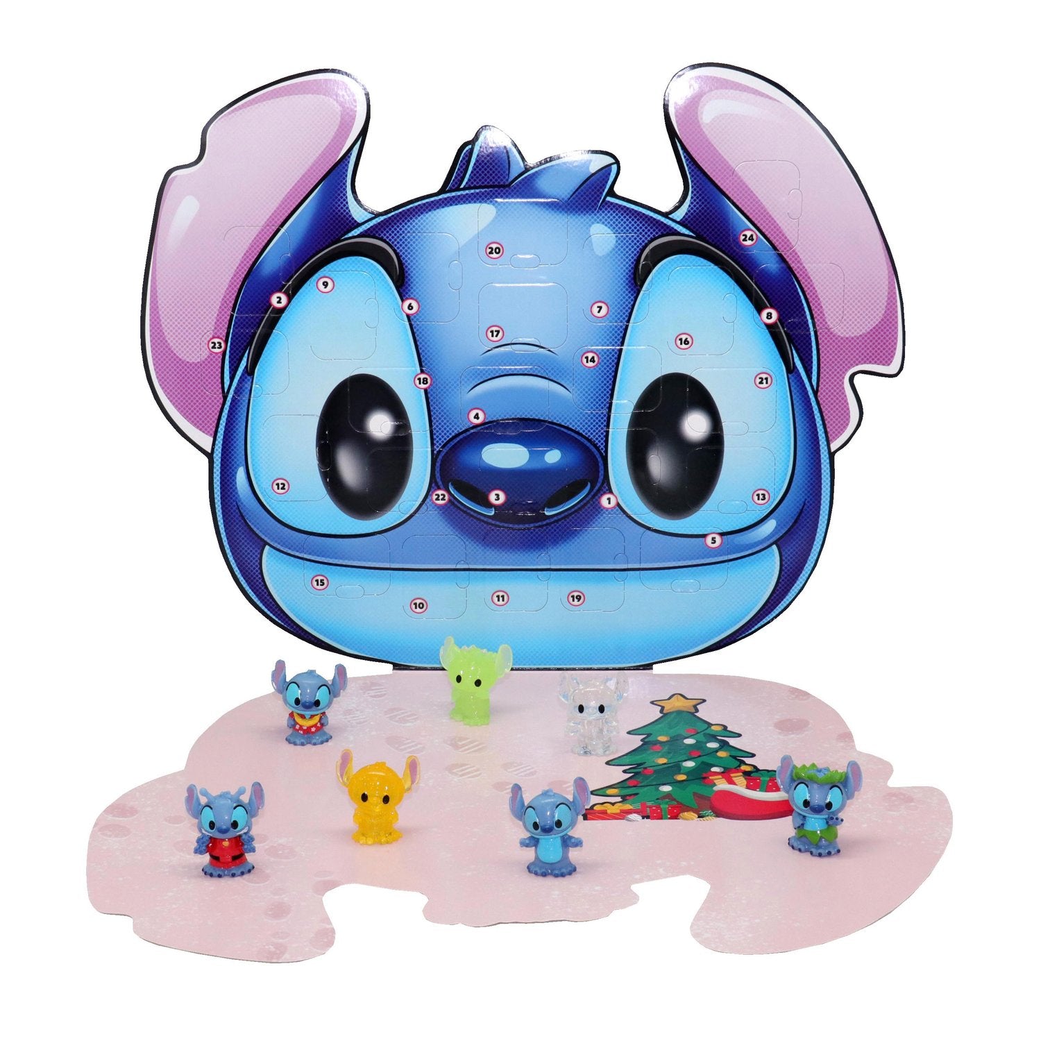 Disney Stitch Ooshies Adventskalender, 24 Samlarfigurer