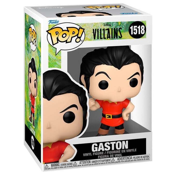 Disney-skurkarna Gaston Popfigur, samlarleksak i vinyl