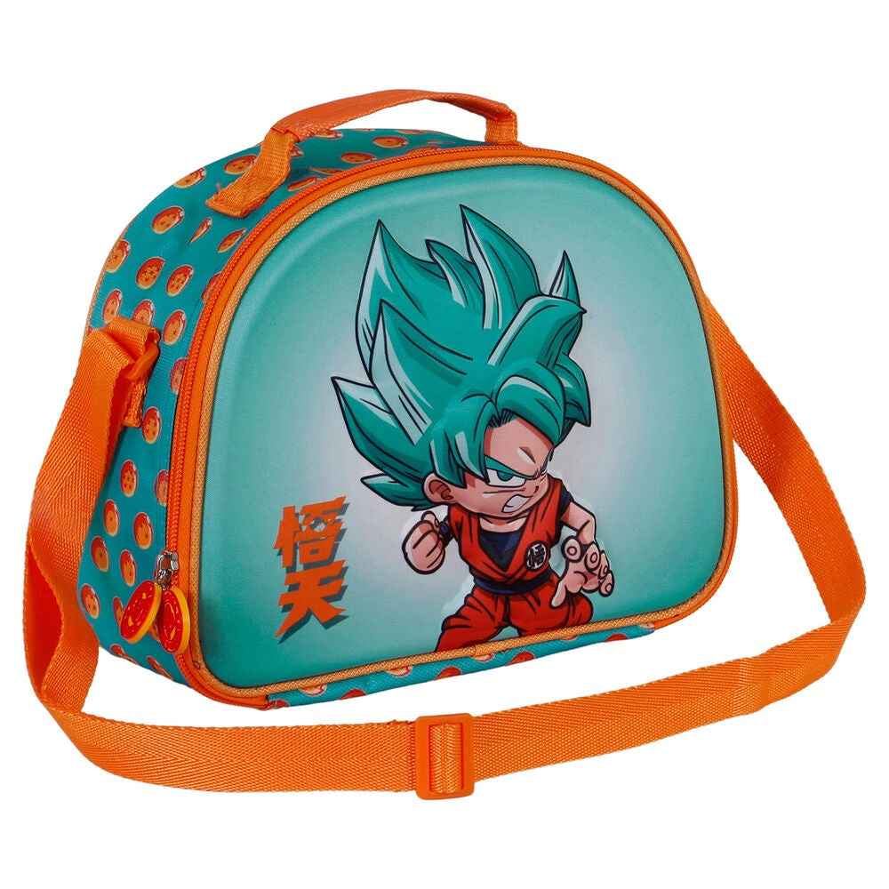 Dragon Ball Blue 3D Lunchväska för barn, isolerad design