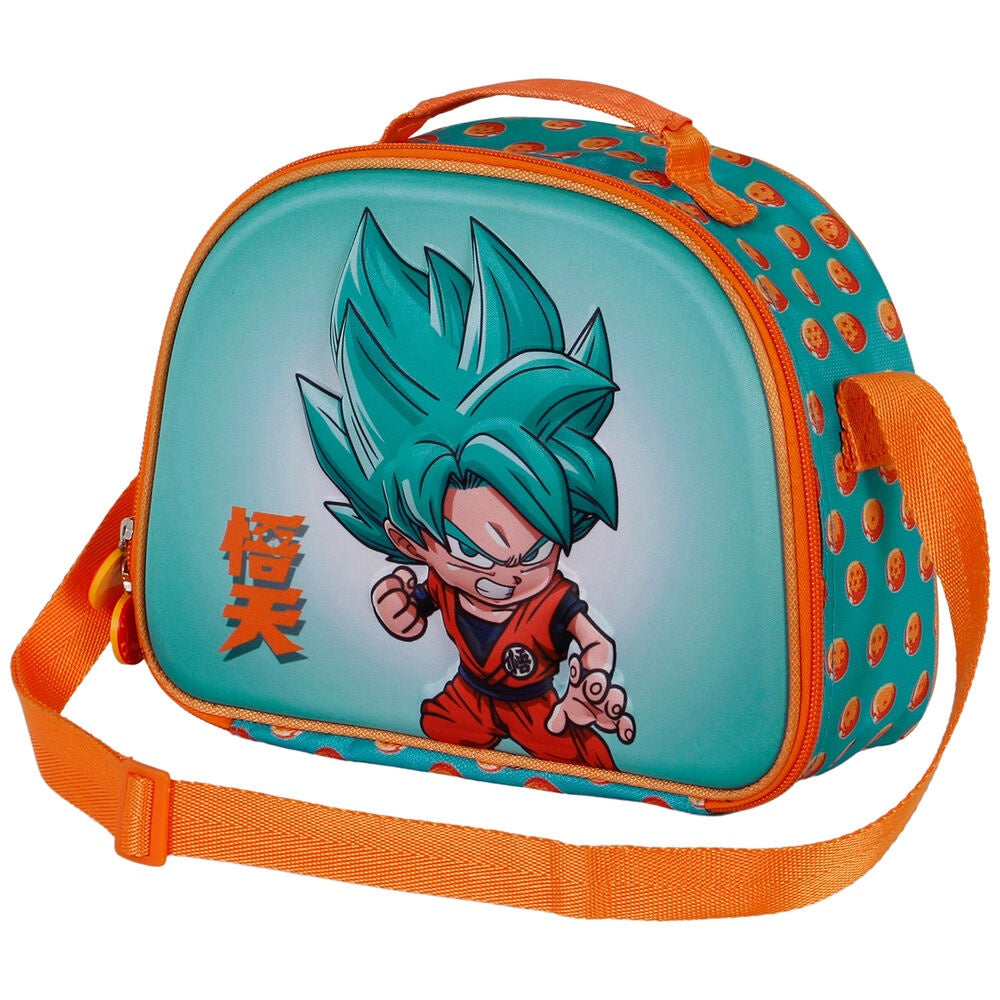 Dragon Ball Blue 3D Lunchväska för barn, isolerad design