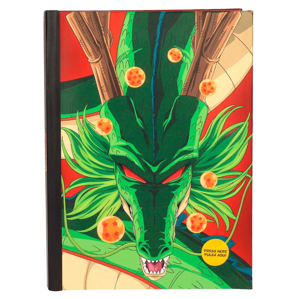 Dragon Ball Shenron A5 Notebook med LED-lampor