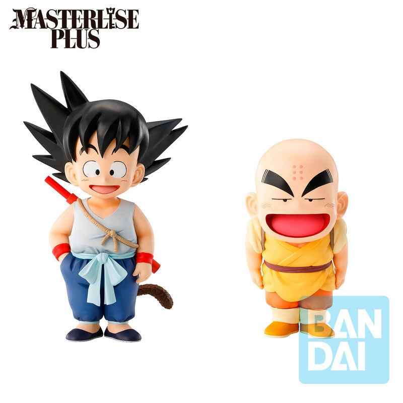 Dragon Ball Training Section Figur, Goku & Krillin, 13 cm