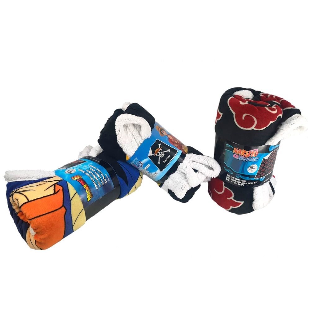 Dragon Ball Z Coral Sherpa filt, mjukt och mysigt inlägg