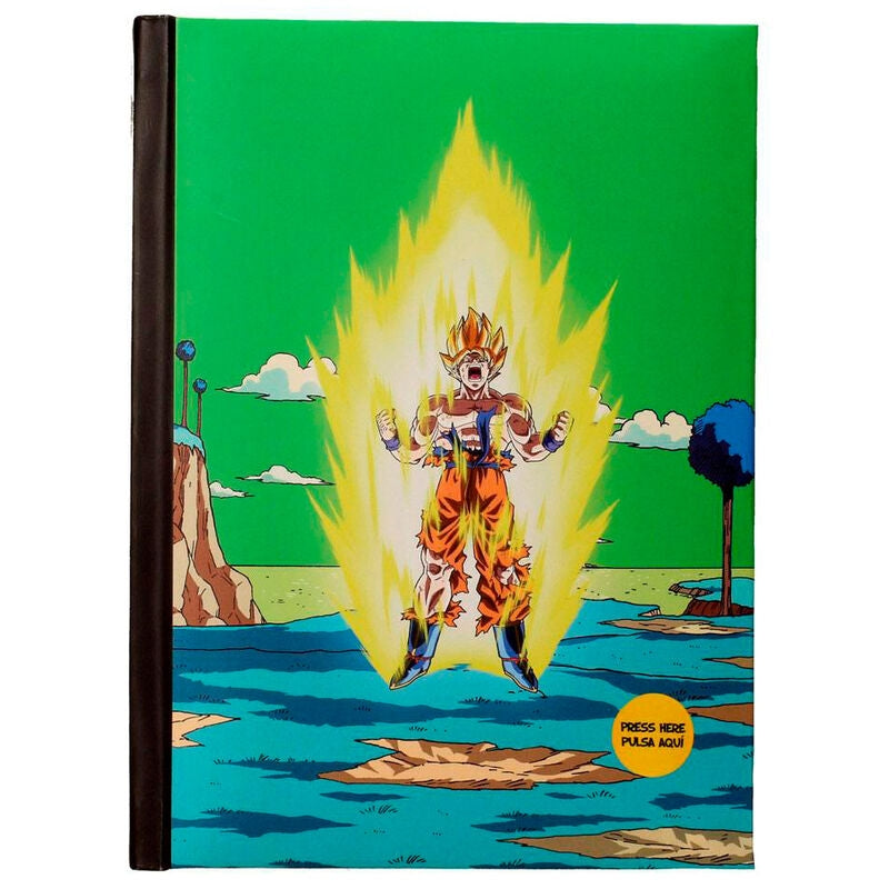 Dragon Ball Z Namek Final Battle Notebook med LED-ljus