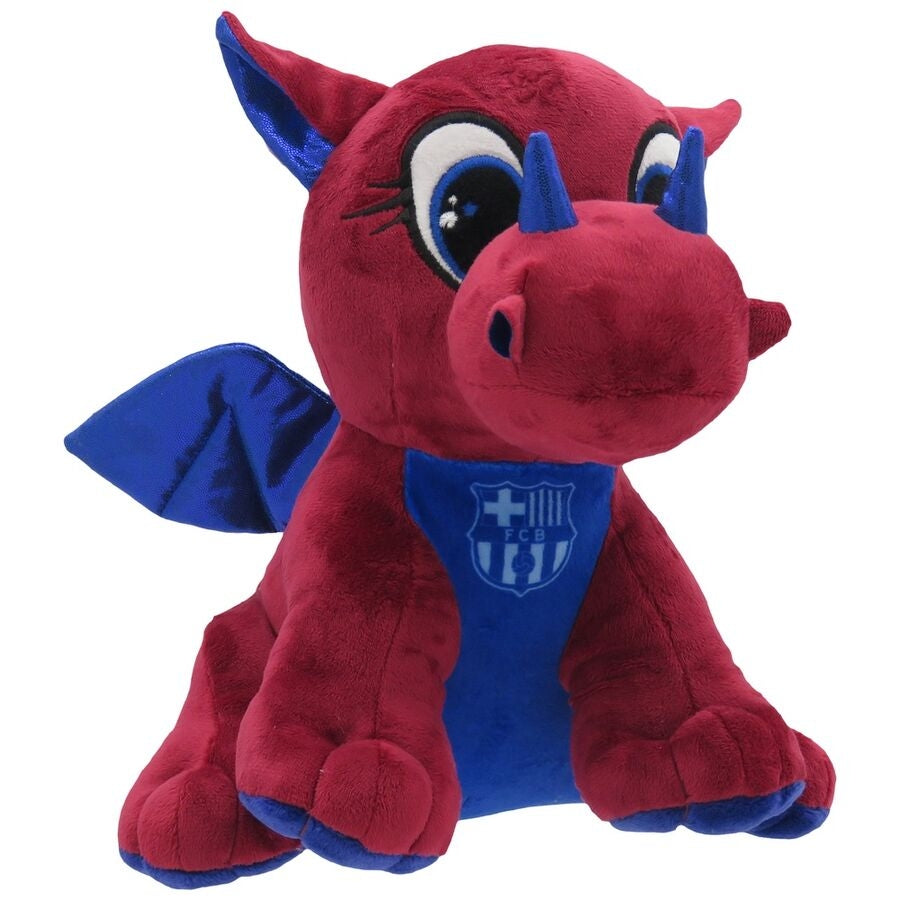 FC Barcelona Dragon Plyschleksak 25cm, mjuk och gosig
