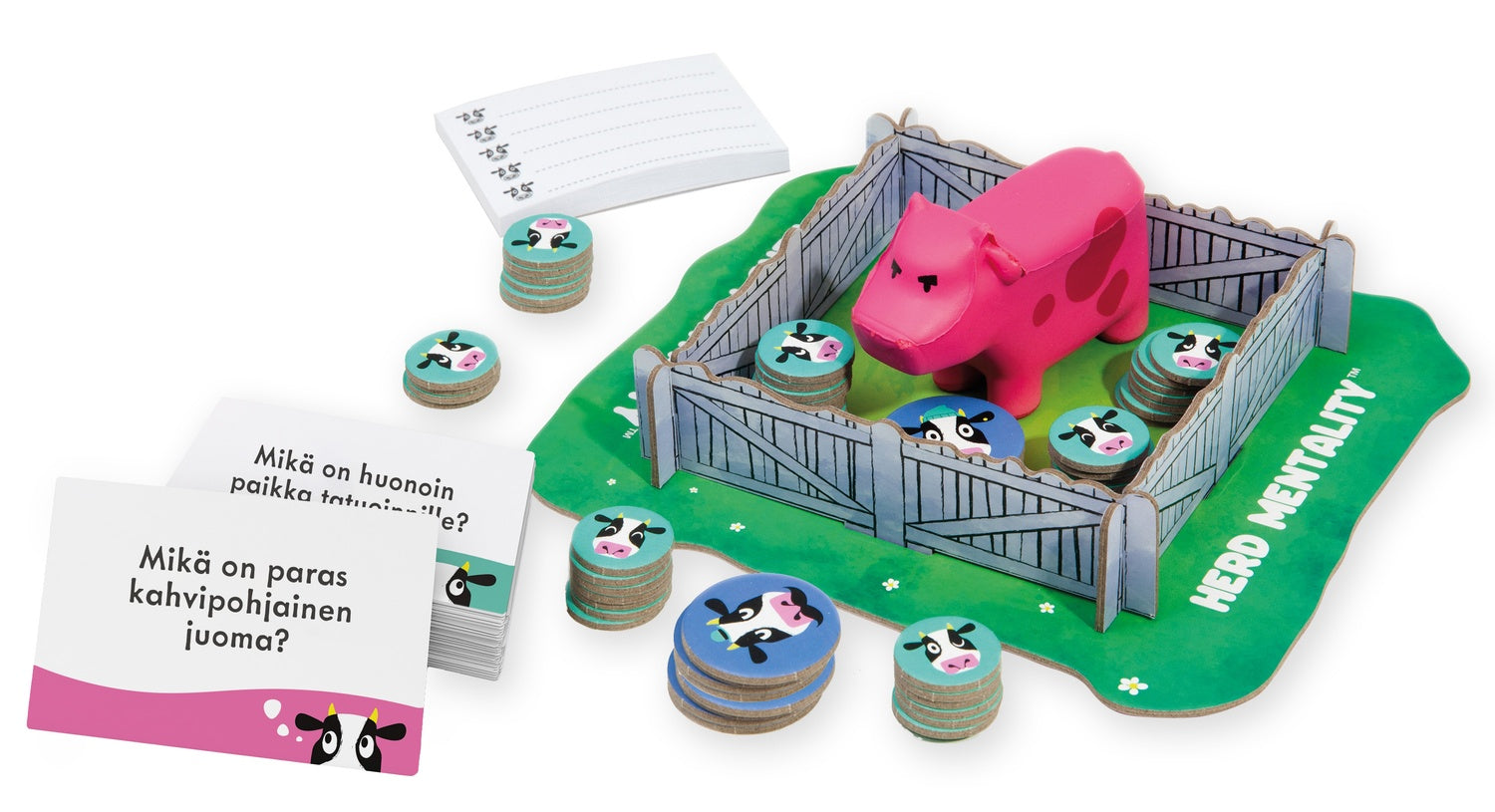 Familjespel Flockmentalitet, Finsk utgåva, 4–20 spelare