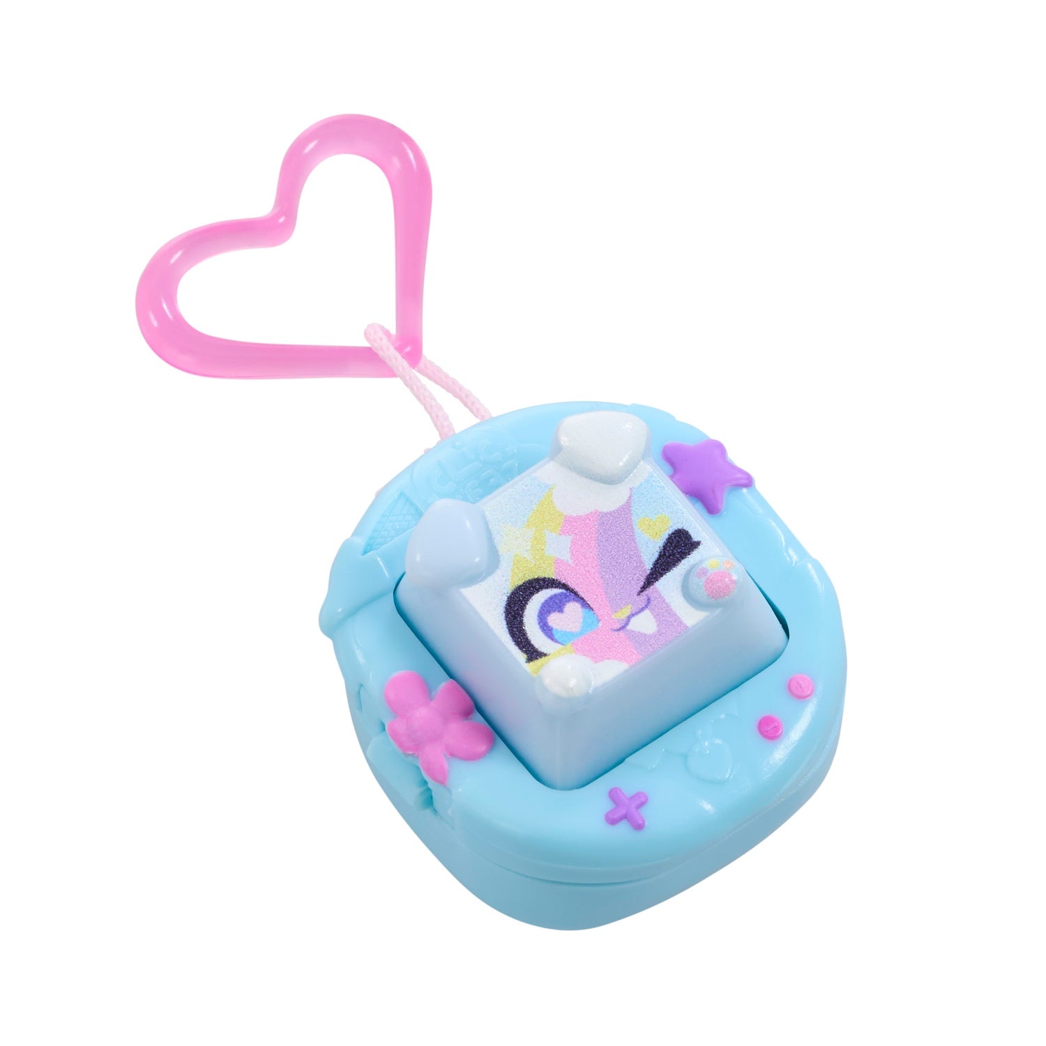 Fidget-nyckelring med 6 klickknappar, 14 utbytbara delar