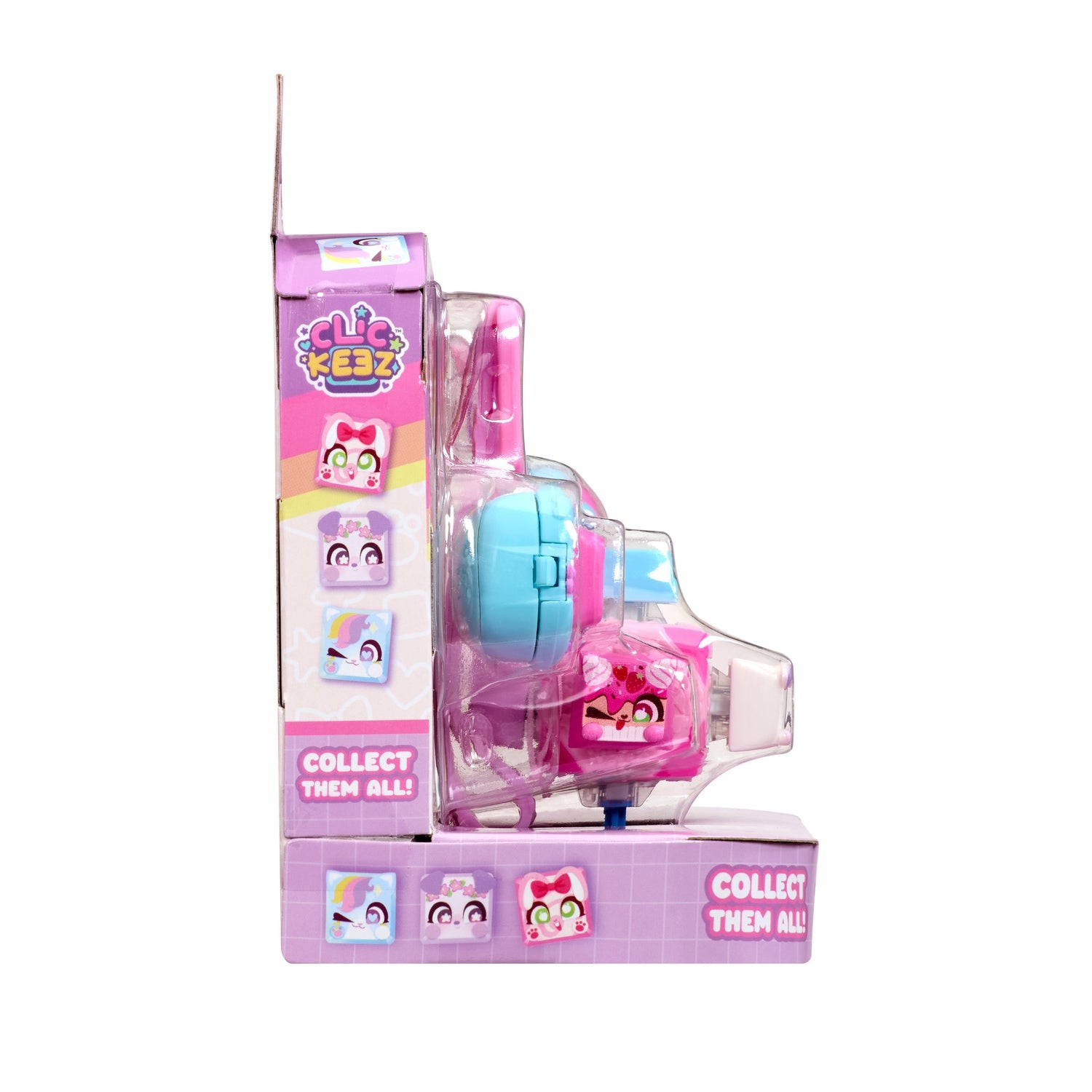 Fidget-nyckelring med 6 klickknappar, 14 utbytbara delar